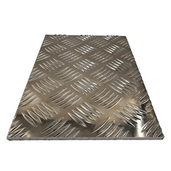 Beroa Salmenta Anti-Slippy Aluminiozko Checkered Plaka Txinan egindako Plaka 