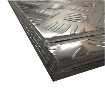 Erakuslea Embossed aluminiozko zuzentzaile xafla Diamantezko aluminiozko plaka metalikoa 