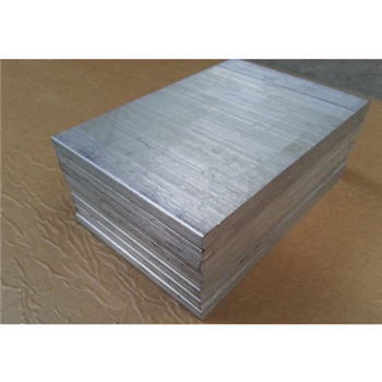 1050 3003 5052 6061 5083 Koadrodun aluminiozko plaka zoru antidegiserako xaflarako 