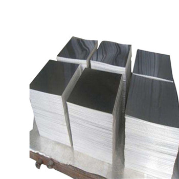 Eraikuntzako materiala 1100 3003 Hotz ijeztutako aluminiozko trapezoizko aluminiozko teilatuzko xafla 